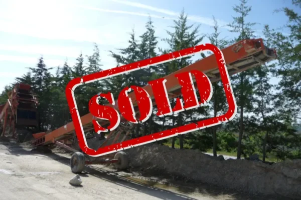 terex finlay 524 mobile stockpile conveyor